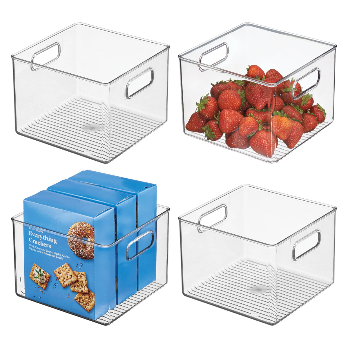 iDesign Pantry Storage Bin with Handles