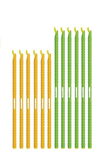 GripStic Bag Sealer - 12-Pack XLarge Reusable Bag Clips, Original Airtight & Waterproof Seal for Food Storage