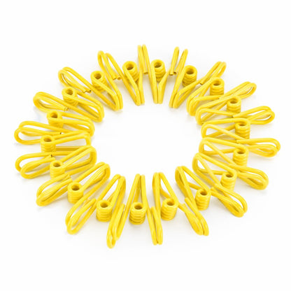 Mr. Pen- PVC-Coated Utility Clips, 2 Inch, 18 Pack, Colorful