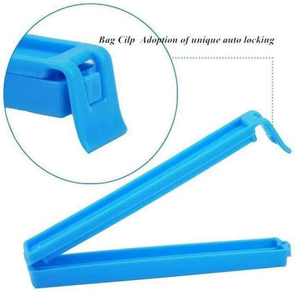 Food Clip Set of 18 | Multipurpose Airtight Bag Sealing Clips for Kitchen Storage | Reusable Snack, Chips & Food Packet Clips for Freshness Protection