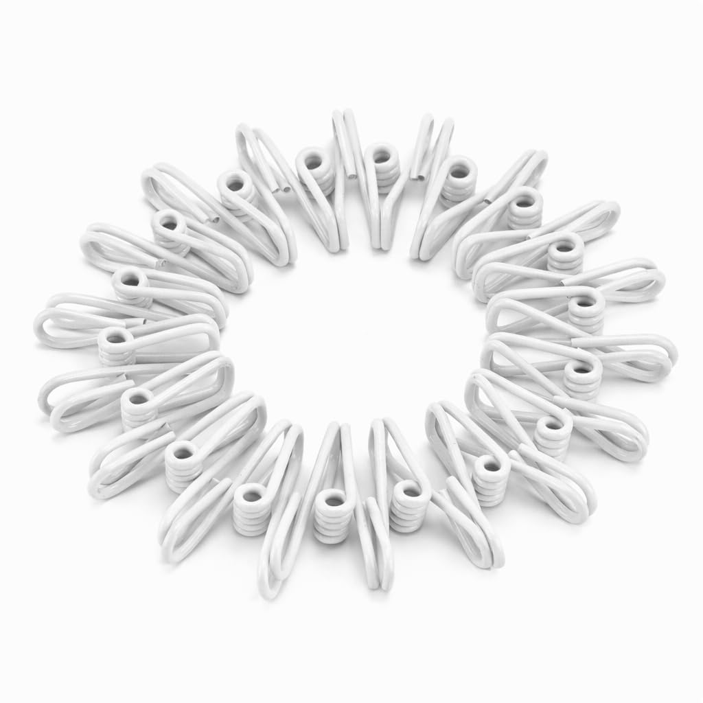 Mr. Pen- PVC-Coated Utility Clips, 2 Inch, 18 Pack, Colorful
