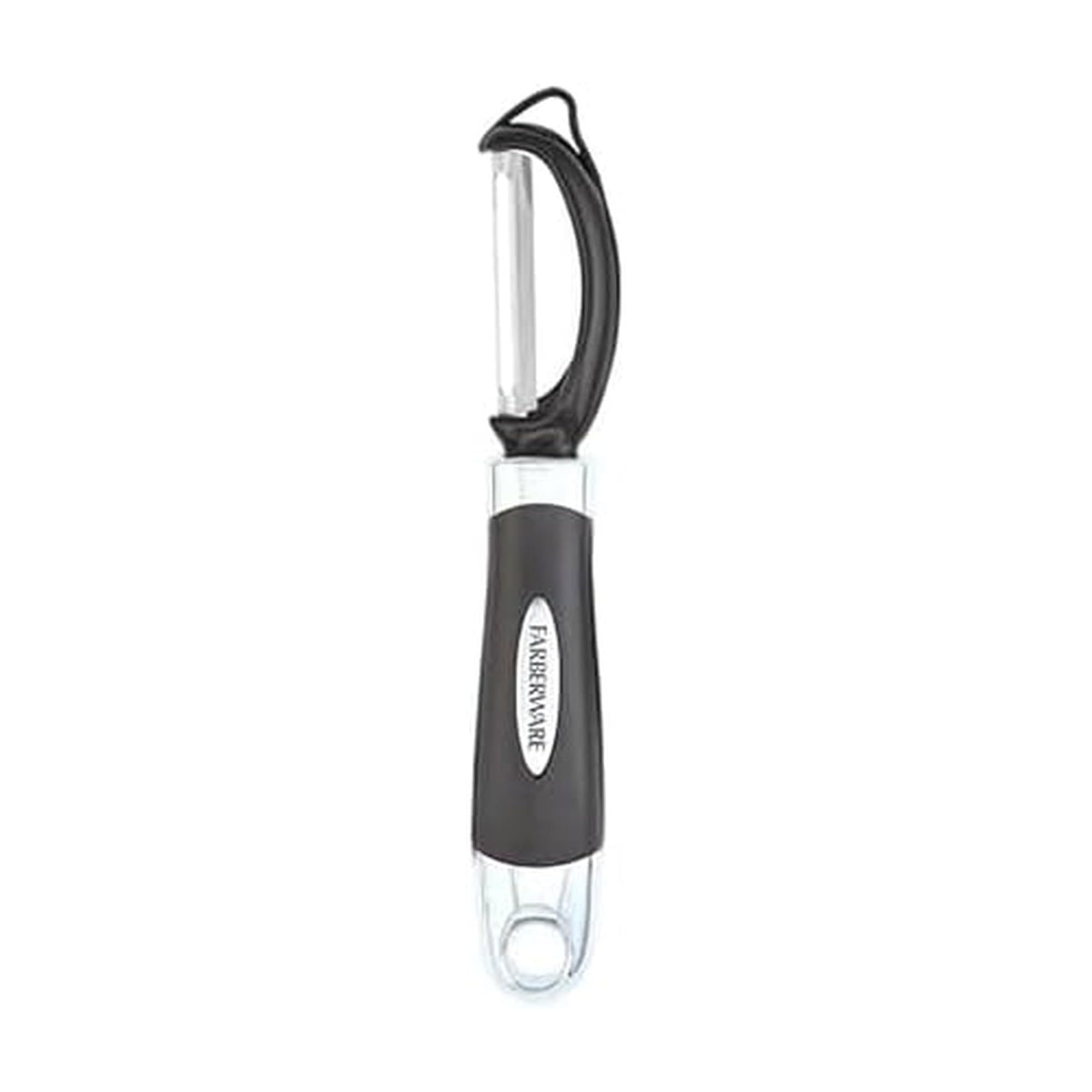 Farberware Vegetable Peeler, Pro2 Euro Peeler with Sharp Stainless Steel Swivel Blade and Ergonomic Handle, Dishwasher Safe, Aqua Sky
