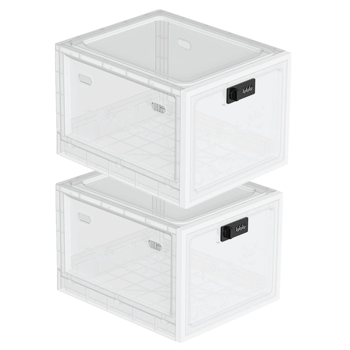 SANIDIKA Large Lockbox Medicine Lock Box - Refrigerator Lockable Boxes for Food Storage - Childproof First AID Locking Cabinet Pill Case Medical Organizer Bin - Mobile Tablet Locker Cell Phone Jail