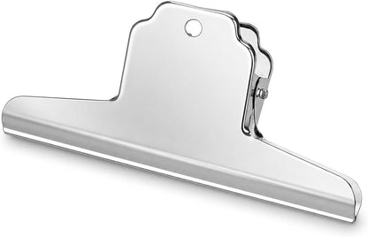 Heavy Duty Bag Clip for Food Storage 6.3 Inch Large Stainless Steel Chip