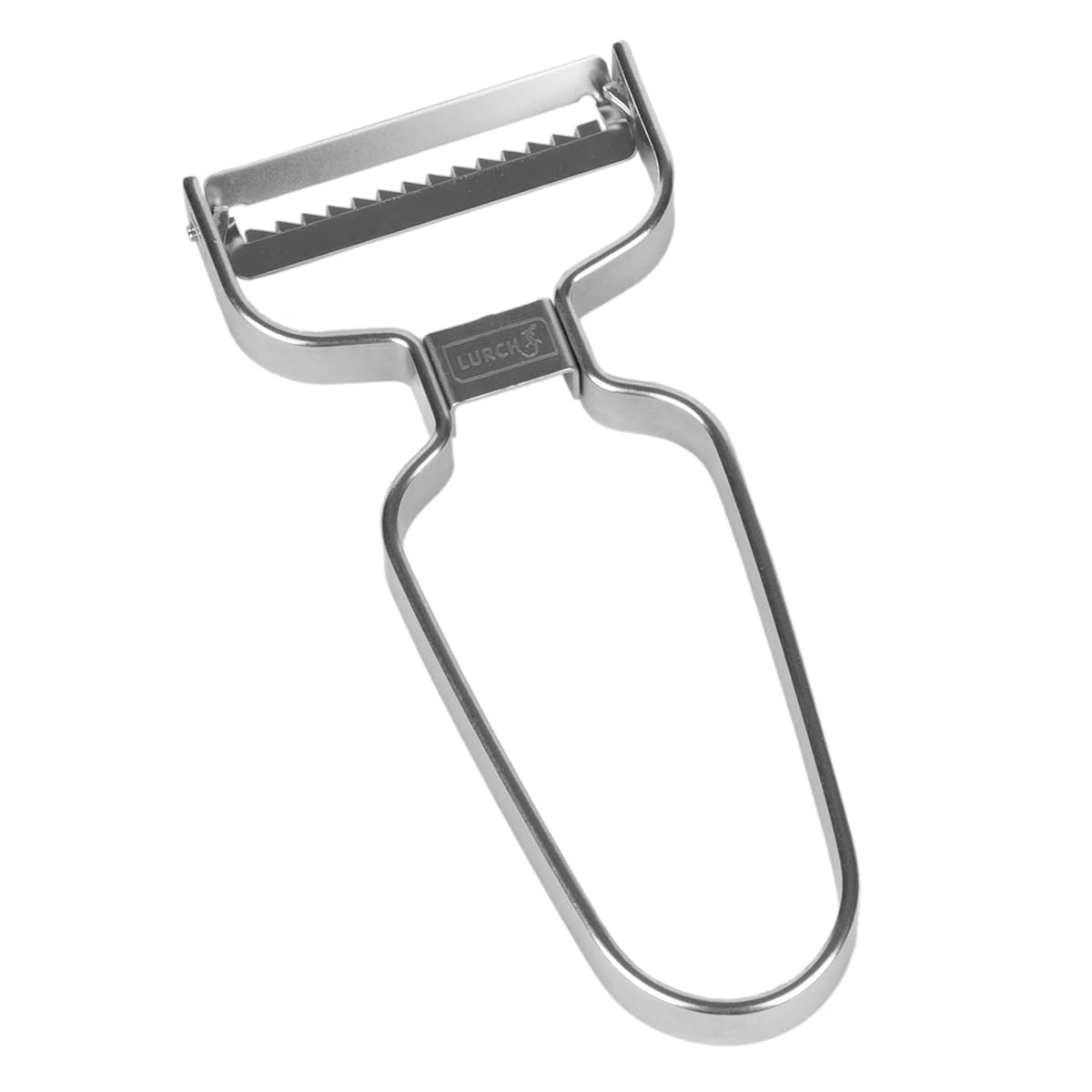 Lurch Germany Universal Ultra Sharp Stainless Steel Vegetable Y Peeler for Potatoes, All Fruits & Veggies | Non-Slip Comfortable Handle | 5.1 x 2.3 Inches / 13 cm x 6 cm - Black