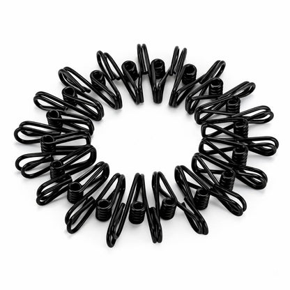 Mr. Pen- PVC-Coated Utility Clips, 2 Inch, 18 Pack, Colorful