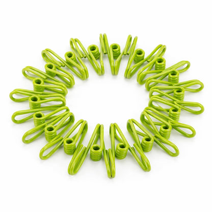 Mr. Pen- PVC-Coated Utility Clips, 2 Inch, 18 Pack, Colorful