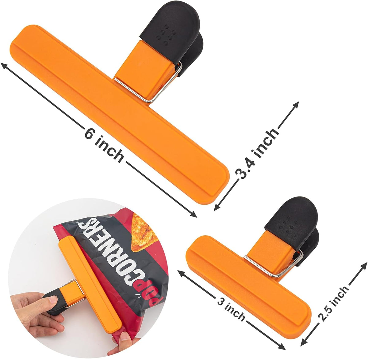 11Pcs Chip Bag Clips, Heavy Duty Sealing Clip