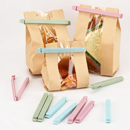 46Pcs Plastic Sealing Bag Chip Clips for Food Packages, Kitchen and Home