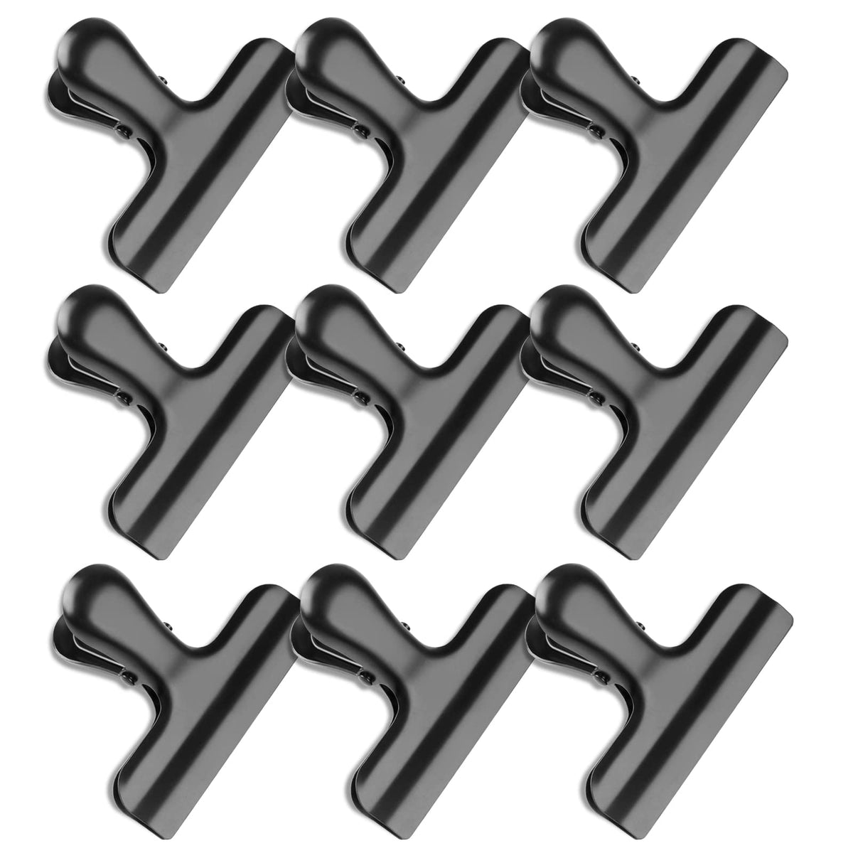 6 Pack Bag Clips, Stainless Steel Chip, Chip Clips Food Clip, Heavy Duty Air Tight Seal Kitchen Clip Snack Food Bag Clamp