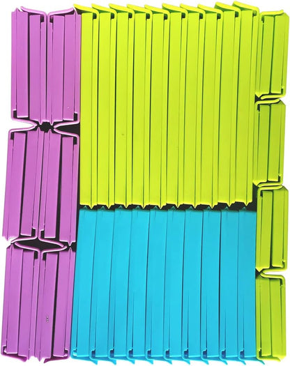 Otylzto 4 Size Assorted 40 PCS Food Bag Clips Kitchen Sealing Clips