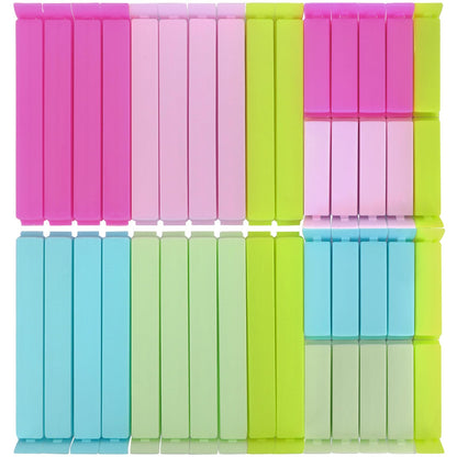 Zhtuck 40PCS Sealing Clips - Large Size Food Clips for Food Storage - Kitchen and Home (4.3in x 20, 2.4in x20)