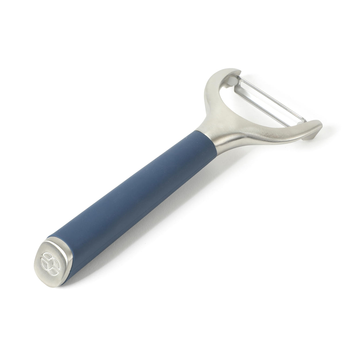 Calphalon Stainless Steel Vegetable Peeler with Swivel Blade, Ergonomic Non-Slip Grip Handle for Fruits & Vegetables, Kitchen Peeler for Smooth Peeling & Meal Prep