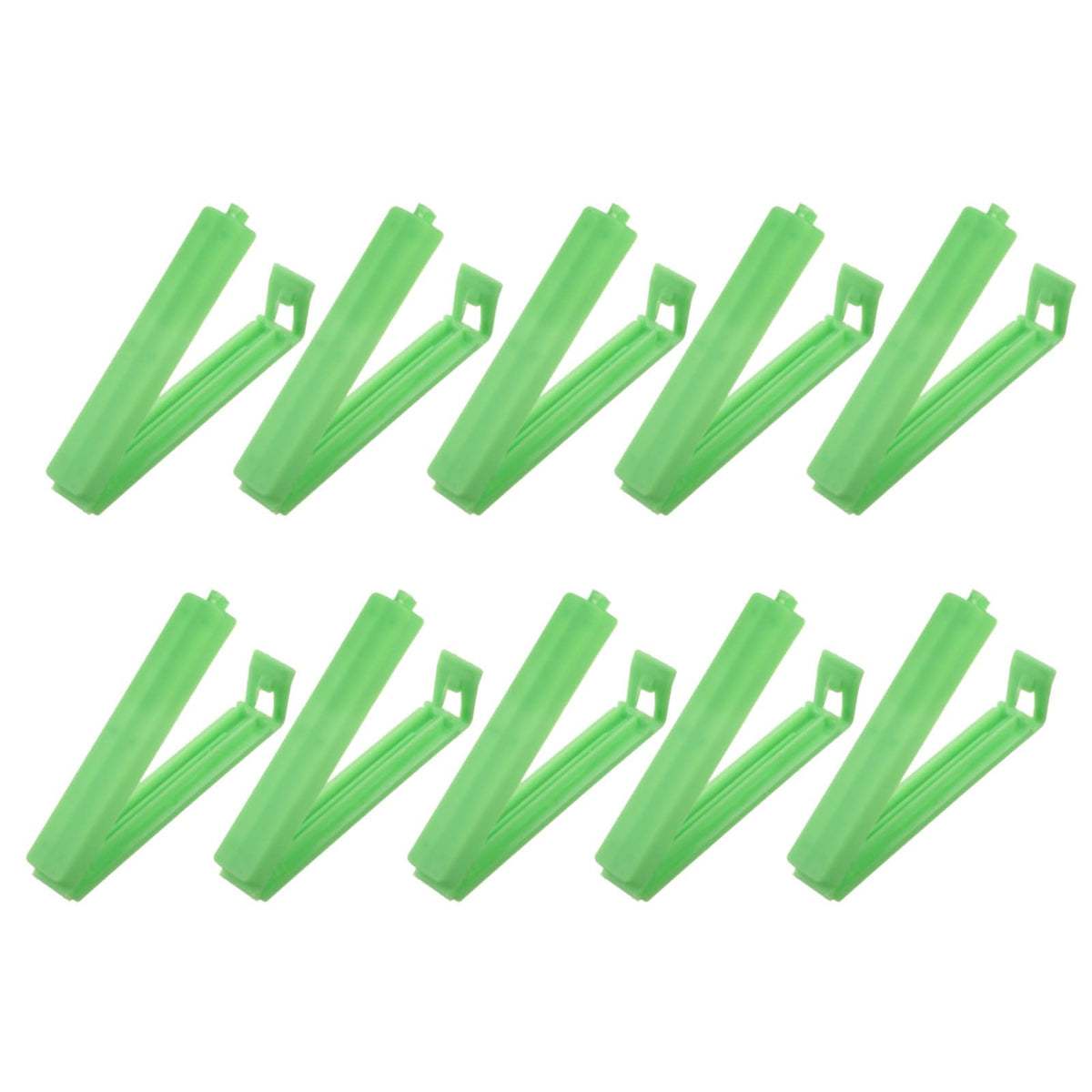 PATIKIL Sealing Clips 3.5 Inch, 10 Pack Reusable Plastic Bag Clamp Sealer for Home Kitchen Food Storage, Pink