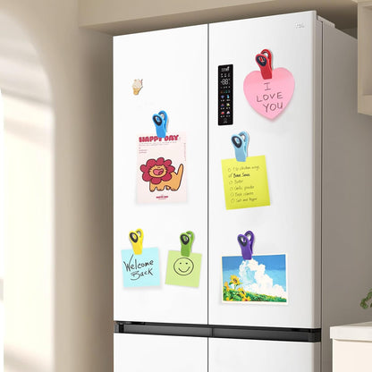 12 Pack Magnetic Chip Clips, Heavy Duty Bag Clips for Food Storage