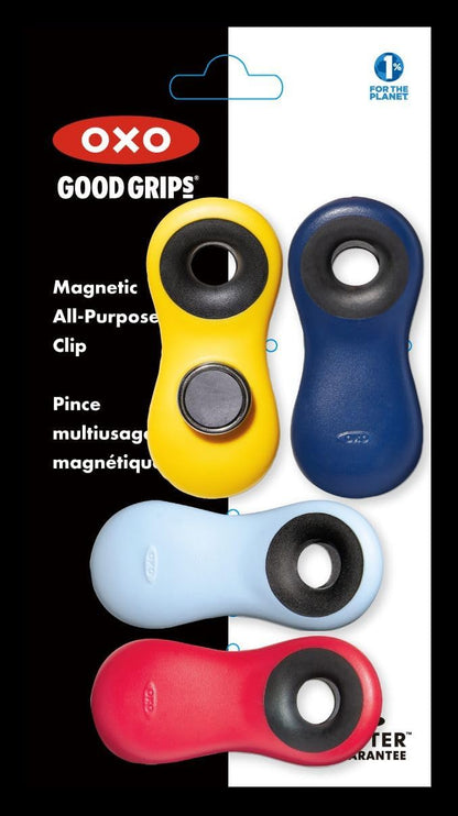 OXO Good Grips 4-Piece All-Purpose Magnetic Clips Set- Multicolor