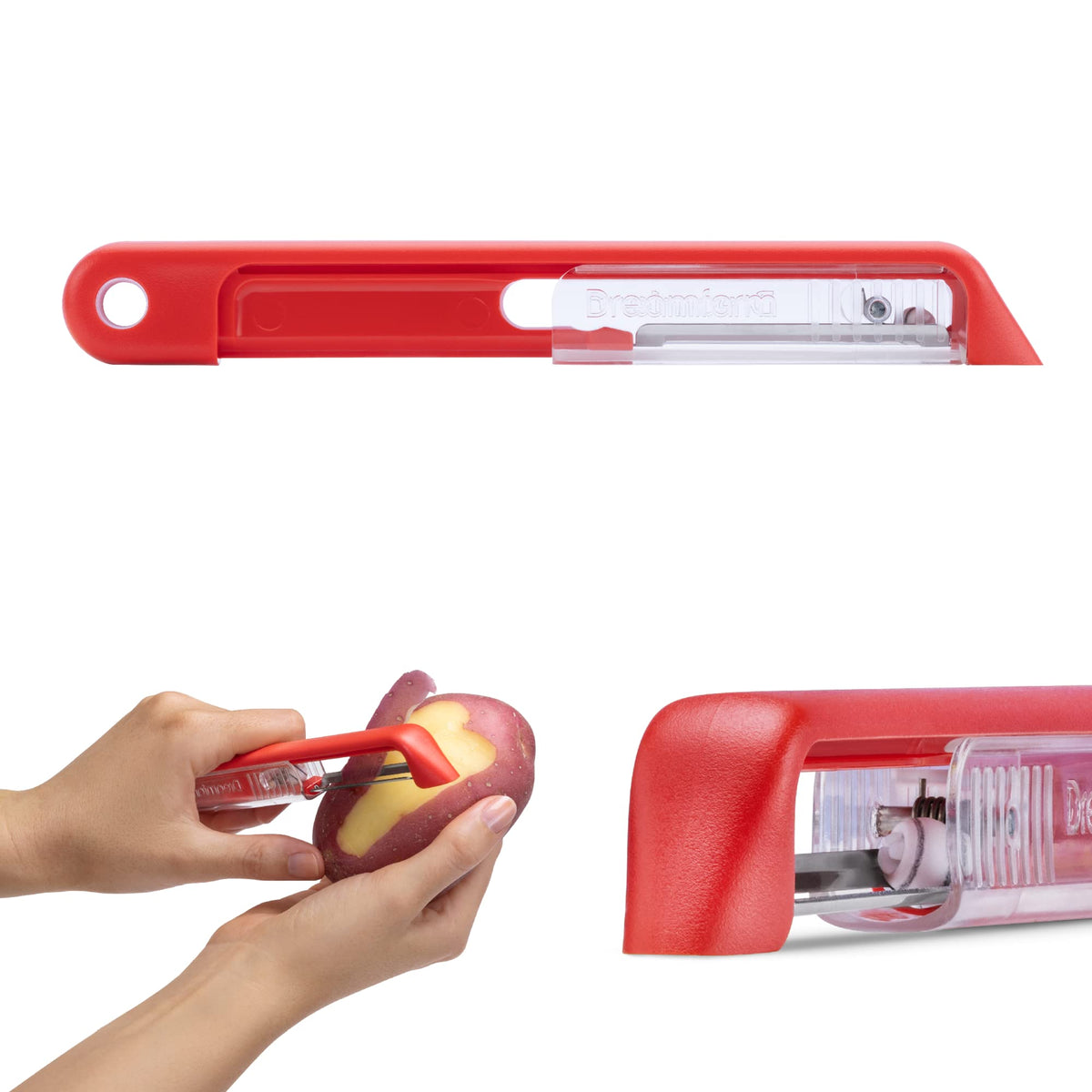 Dreamfarm Sharple Self-Sharpening Vegetable Peeler - Green
