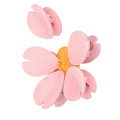 Cherry Blossom Magnetic Bag Clips, Pink Sakura, 1 Flower 5 Clips