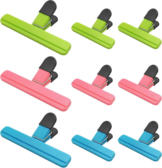 ALLTOP Chip Clips – Upgraded Wide Opening Food Bag Sealing Clips for Kitchen Storage Accessories - 9Pcs