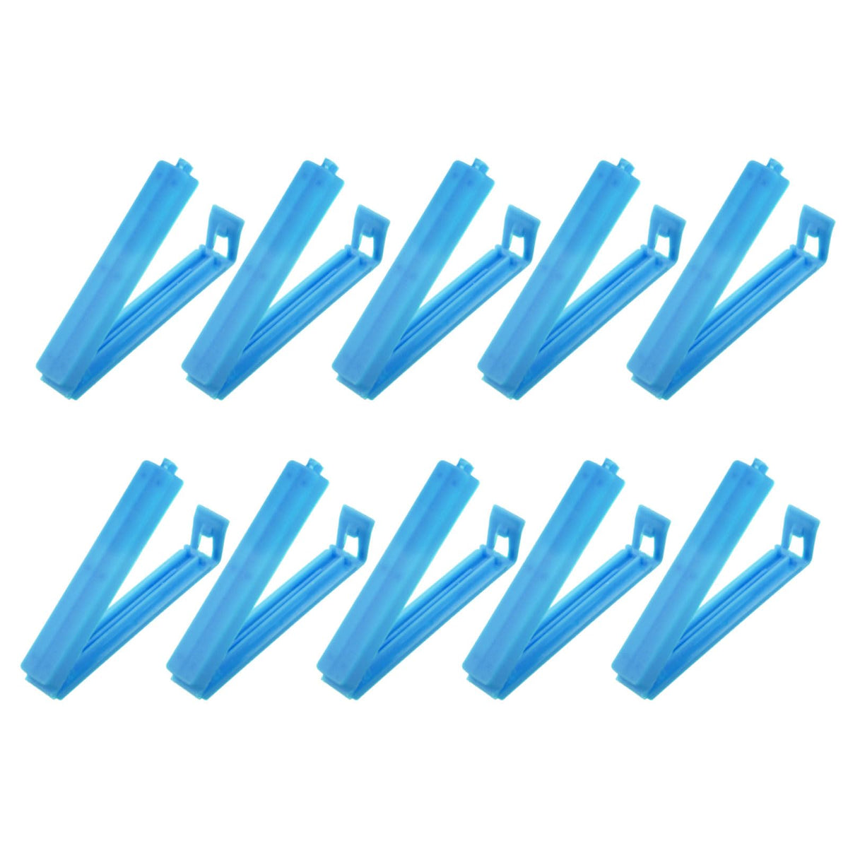 PATIKIL Sealing Clips 3.5 Inch, 10 Pack Reusable Plastic Bag Clamp Sealer for Home Kitchen Food Storage, Pink