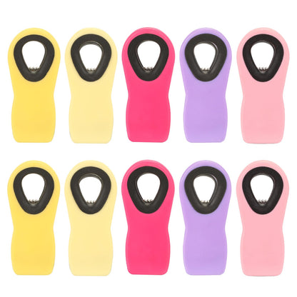 Chip Clips,Bag Clips,12 Pack Magnetic Bread Bag Food Package Fridge Magnets