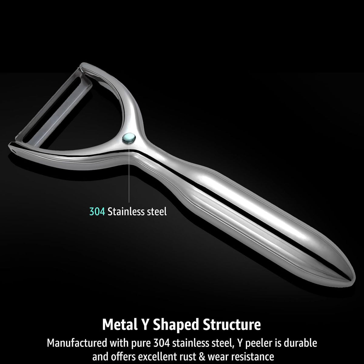 Y-Shaped Stainless Steel Vegetable Peeler for Potato Carrot Cucumber
