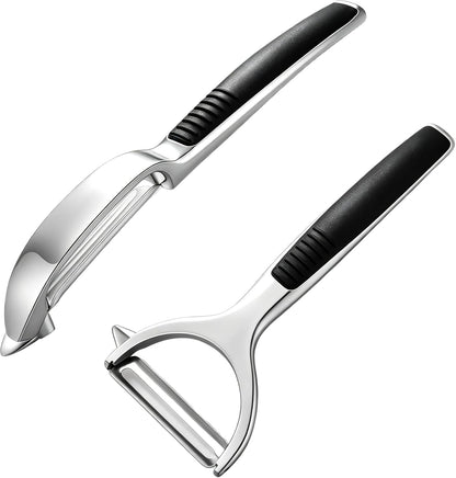 Set of 2 Vegetable Peeler For Kitchen,Y and I Shaped Peelers For Potatoes