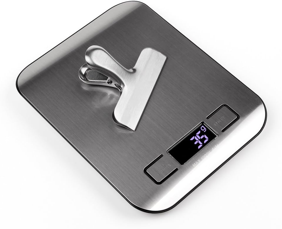 MORSLER Chip Clips & Stainless Steel Heavy-Duty Food Bag Clips 8 Packs - Large and Durable with 3 Inch Wide, Perfect for Air Tight Seal Grips on Coffee,Food & Bread Bags,Office Kitchen Home Usage