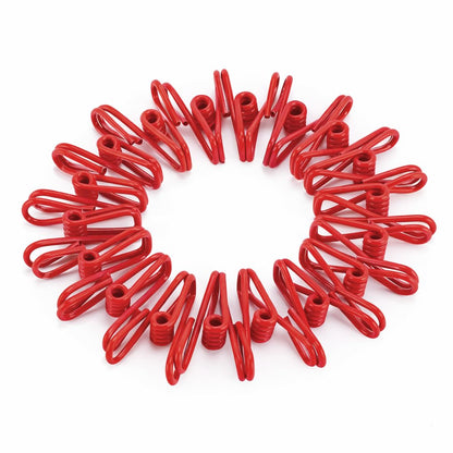 Mr. Pen- PVC-Coated Utility Clips, 2 Inch, 18 Pack, Colorful