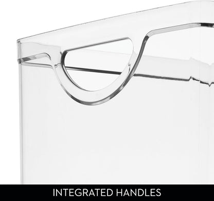 iDesign Stackable Clear Plastic Extra Long Storage Bin
