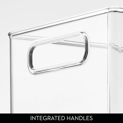 iDesign Kitchen Binz Stackable Organizer, 8" x 6" x 14.5", Clear