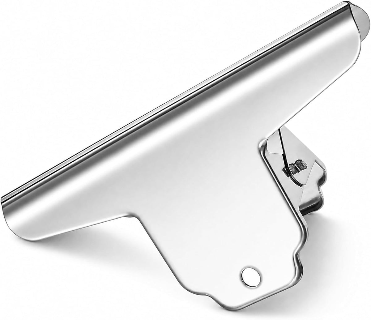 Heavy Duty Bag Clip for Food Storage 6.3 Inch Large Stainless Steel Chip
