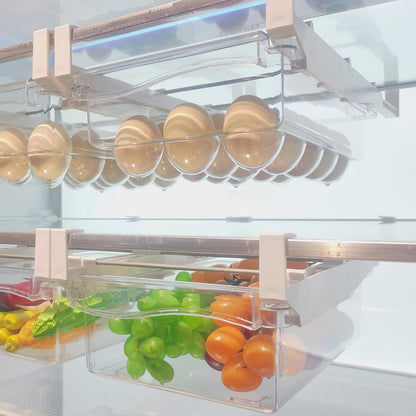URALFA Fridge Drawer Organizer 2 Pack, Fridge Organizers and Storage