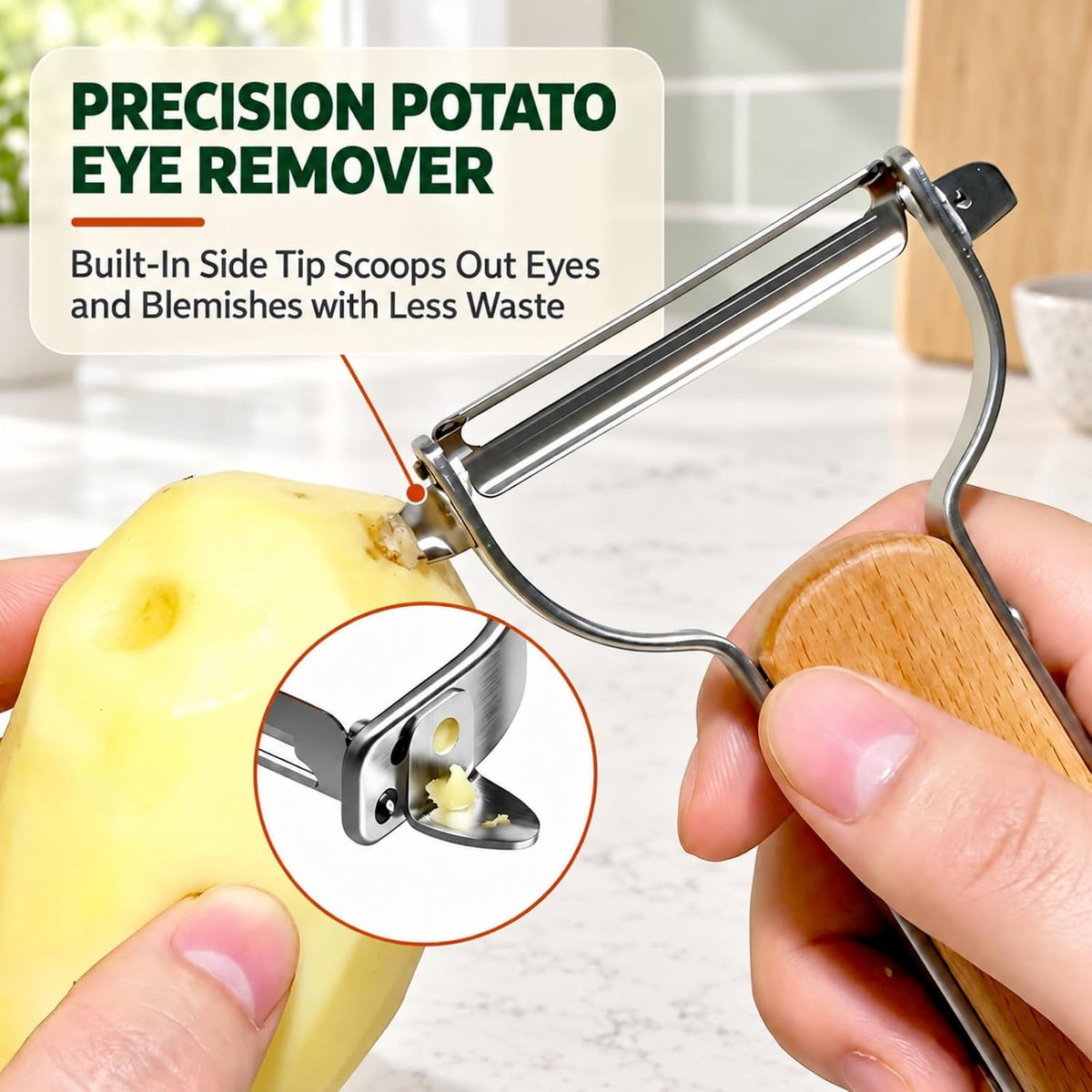 Cabbage Peeler Shredder For Kitchen 3.54-Inch Wide-Mouth Stainless Steel Y