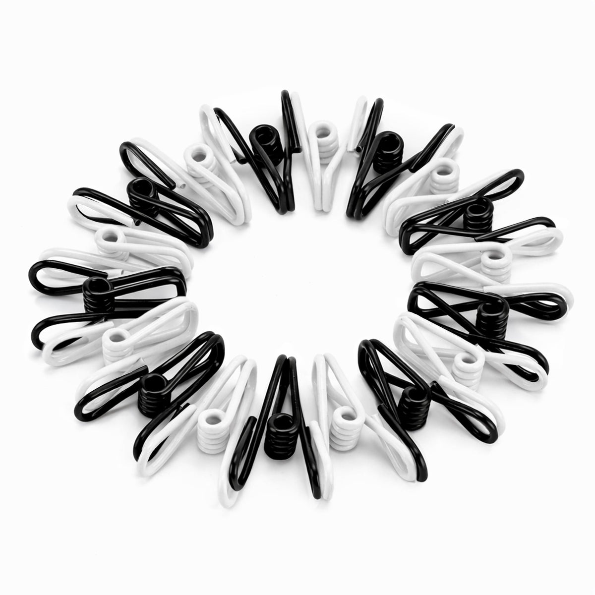 Mr. Pen- PVC-Coated Utility Clips, 2 Inch, 18 Pack, Colorful