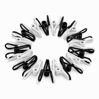 Mr. Pen- PVC-Coated Utility Clips, 2 Inch, 18 Pack, Colorful