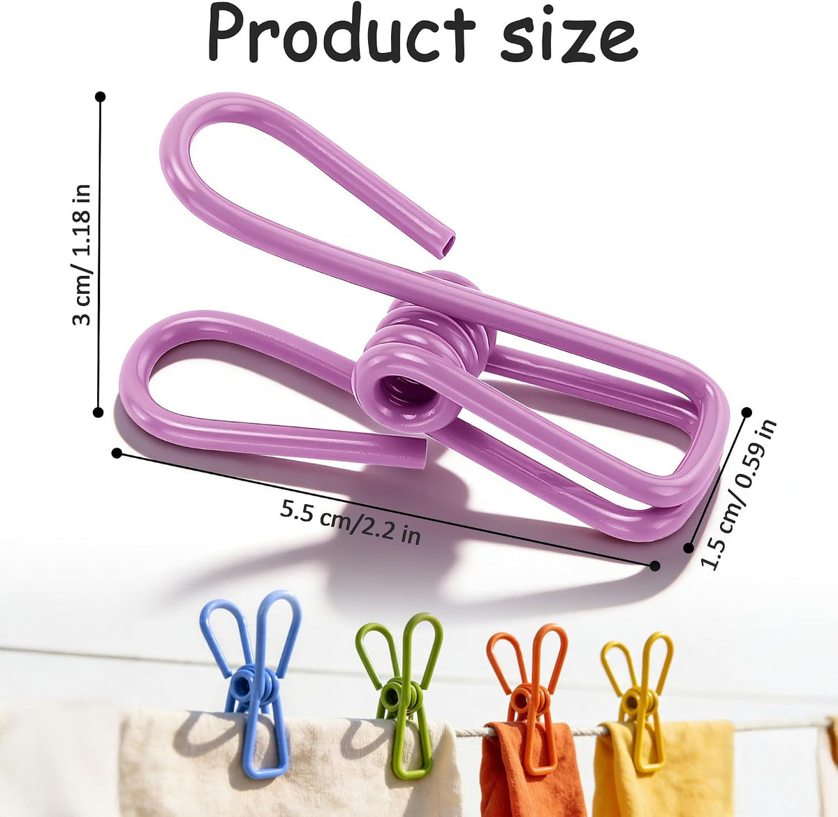 Chip Clips Bag 30 Pack – Heavy Duty Food Storage Sealing Clamps for Snack Bags & Bread – Multicolor Plastic Food Clips with Strong Spring Grip – Kitchen Organization Bag Sealer