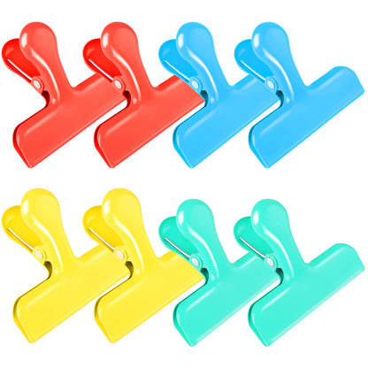 FINDMAG 8 Pack Chip Clips, Black Bag Clips for Home Pantry Use