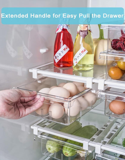 1Pack Refrigerator Organizer Bins Refrigerator Drawer Fridge Organizers