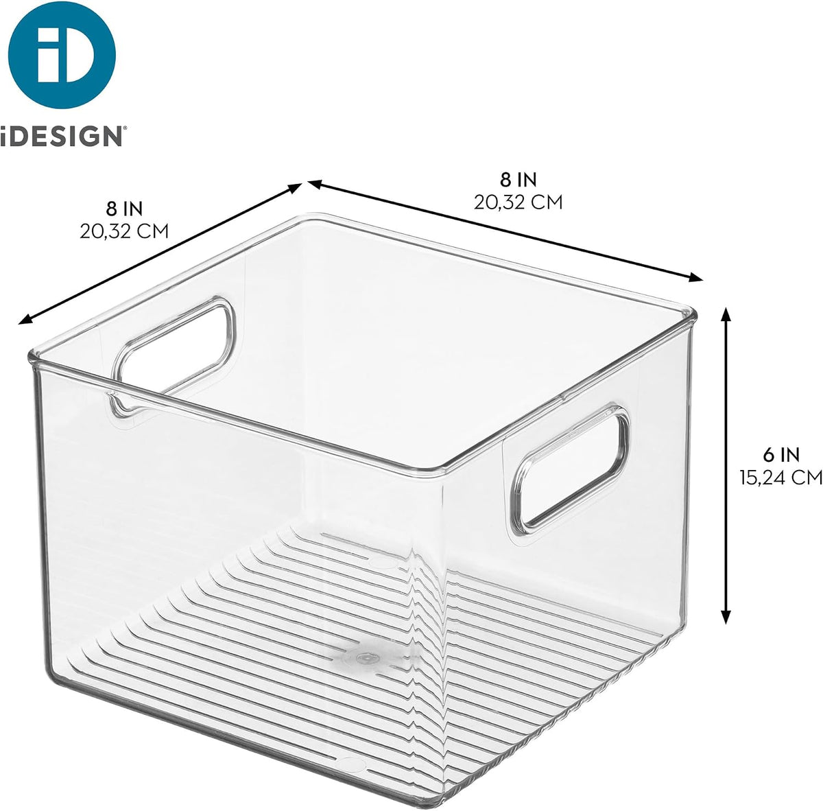 iDesign Pantry Storage Bin with Handles