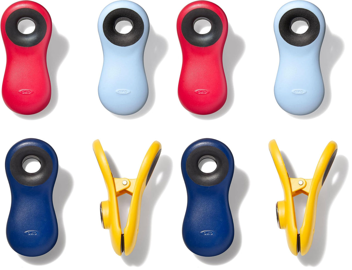 OXO Good Grips 4-Piece All-Purpose Magnetic Clips Set- Multicolor