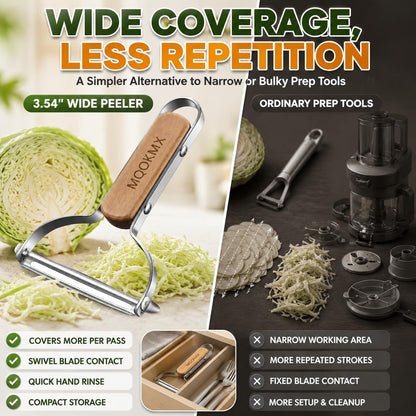 Cabbage Peeler Shredder For Kitchen 3.54-Inch Wide-Mouth Stainless Steel Y