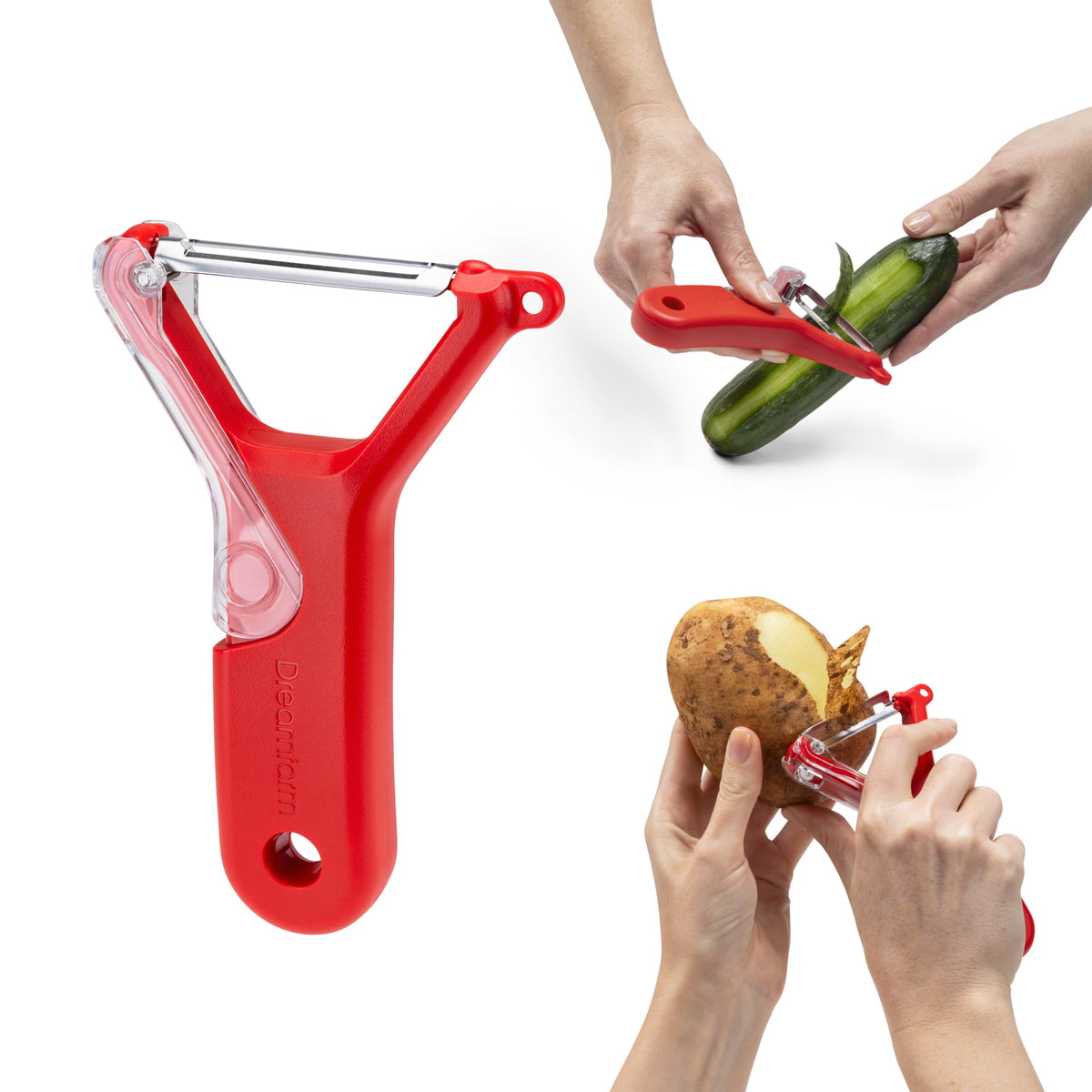 Dreamfarm Sharple Self-Sharpening Vegetable Peeler - Green