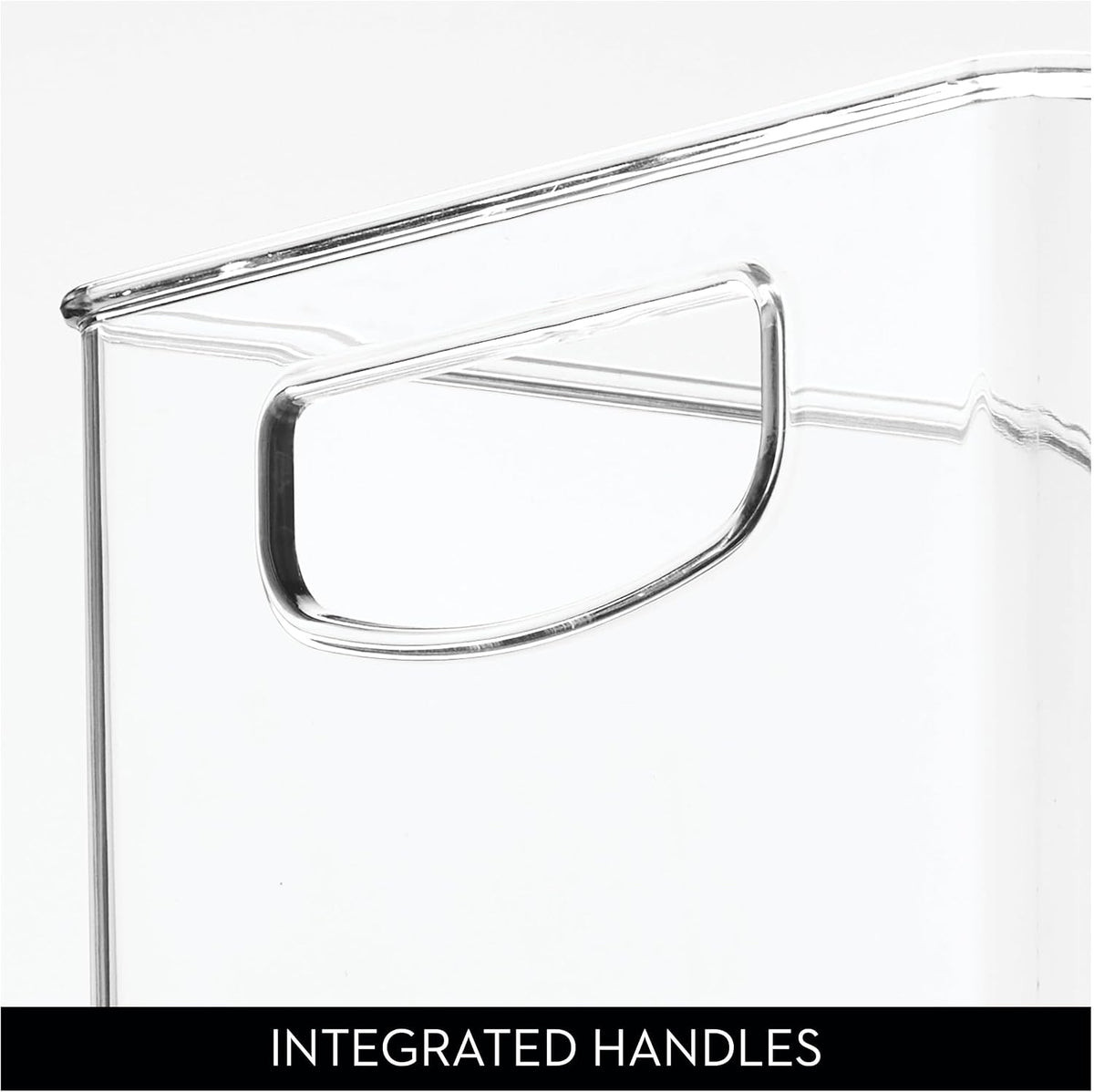 iDesign Stackable Clear Plastic Bin