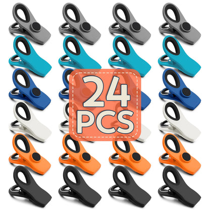 12 Pack Chip Clips, Chip Bag Clips for Kitchen, Black