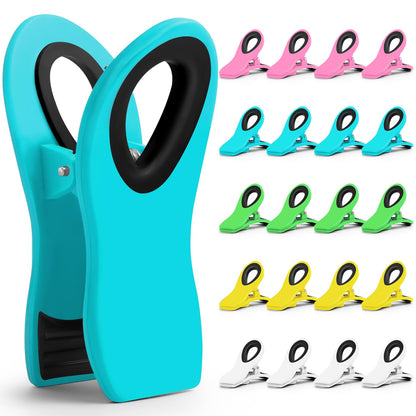 JETMORE 12 Pack Chip Clips Bag Clips, Magnetic Bag Clip for Food Storage