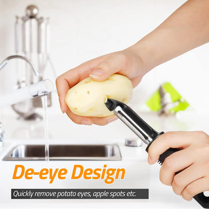 -BINGBING- Vegetable Peeler, Stainless Steel Potato Peeler with Sharp Blade