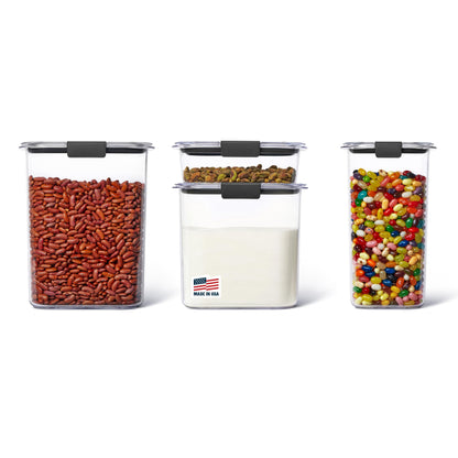 Rubbermaid Brilliance Pantry Airtight Food Storage Container, BPA-Free 7.8 Cup, Ideal for Brown Sugar - Efficient, Leak-Proof and Dishwasher-safe