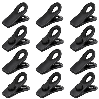 TACGEA Chip Clips, Magnetic Bag Clips Food Storage, 16 Pack, Neutral Color