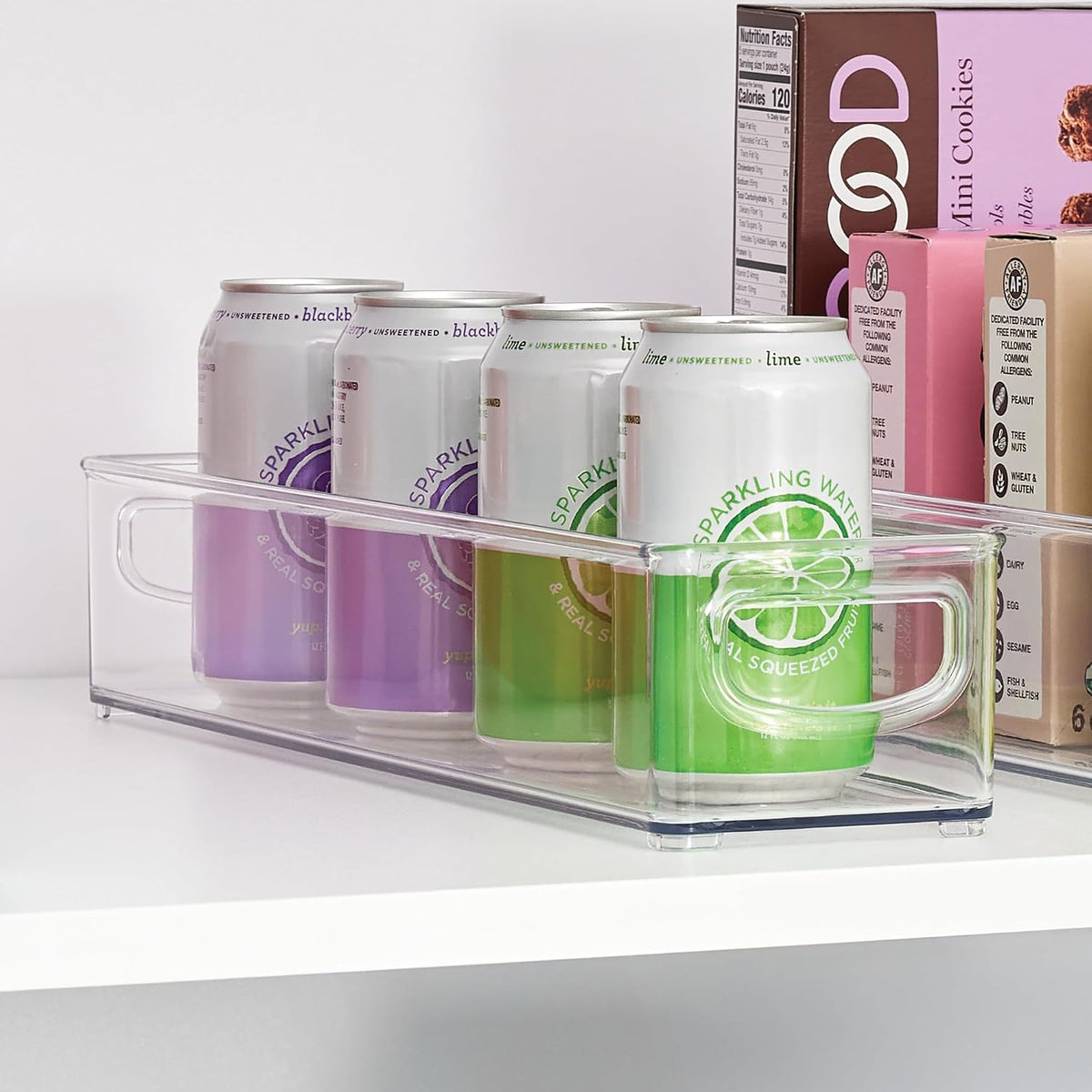 iDesign Slim Storage Bin Organizer, Extra Long Narrow